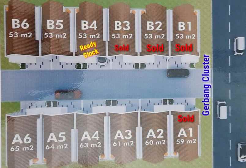 rumah baru di depok dekat stasiun kereta citayam