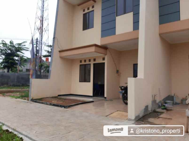 rumah baru shm 2 lantai strategis dekat stasiun tambun