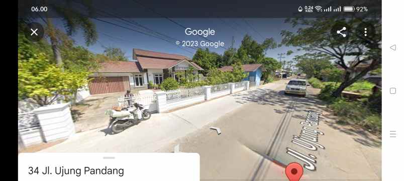 rumah besar 2 lantai pinggir jalan ujung pandang