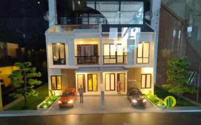 rumah dalam cluster di kawasan strategis di jatibening