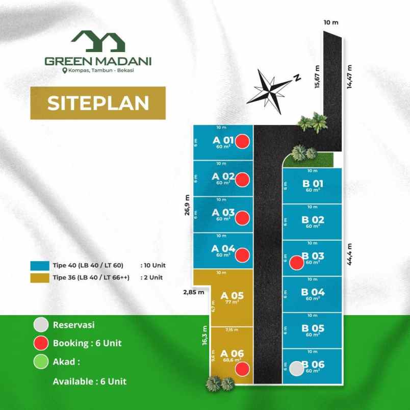 rumah dijual di kompas tambun selatan kpr dp 0