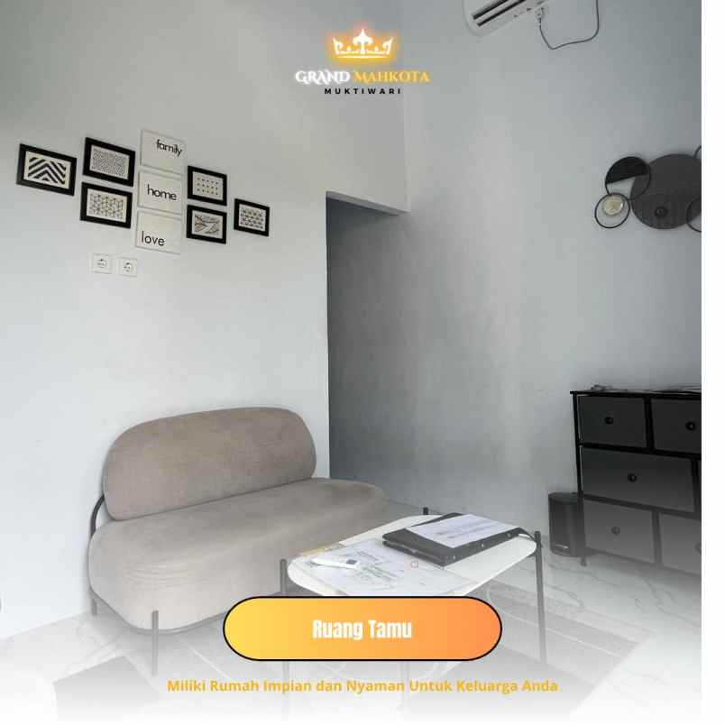 rumah full furnished tanpa dp cukup 500rb sampai akad