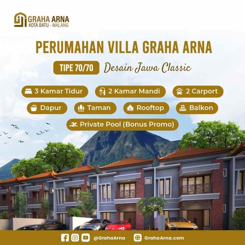 rumah junrejo kota batu