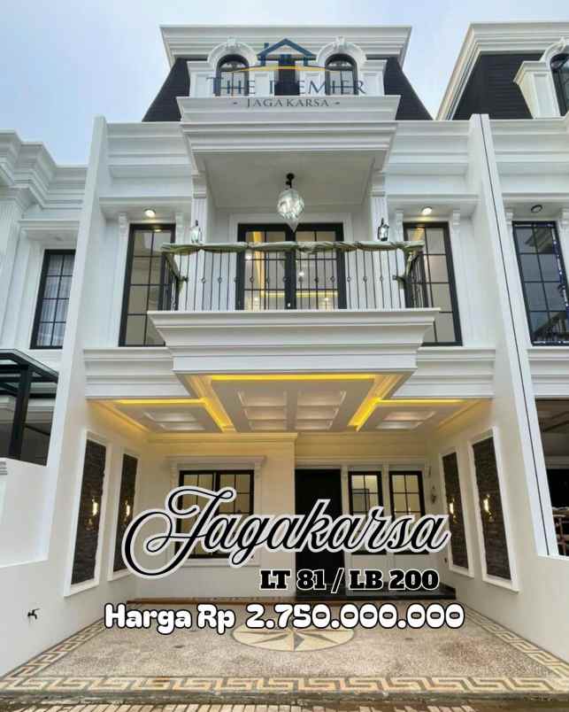 rumah mewah dalam cluster exclusive jagakarsa