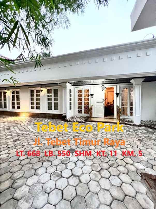 rumah mewah view tebet eco park tebet jakarta selatan