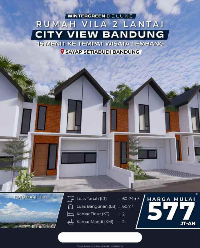 rumah murah lembang bandung dekat upi setiabudi