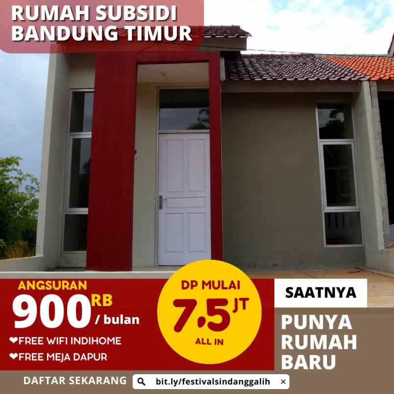 rumah subsidi ready stock lokasi sumedang
