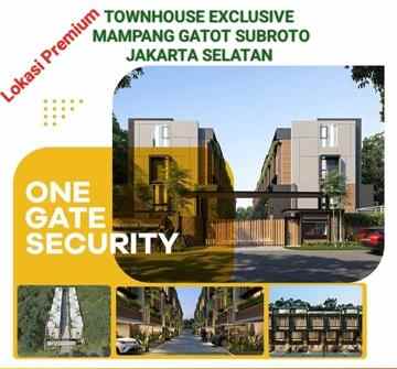 rumah town house mewah exlusive di mampang jakartan