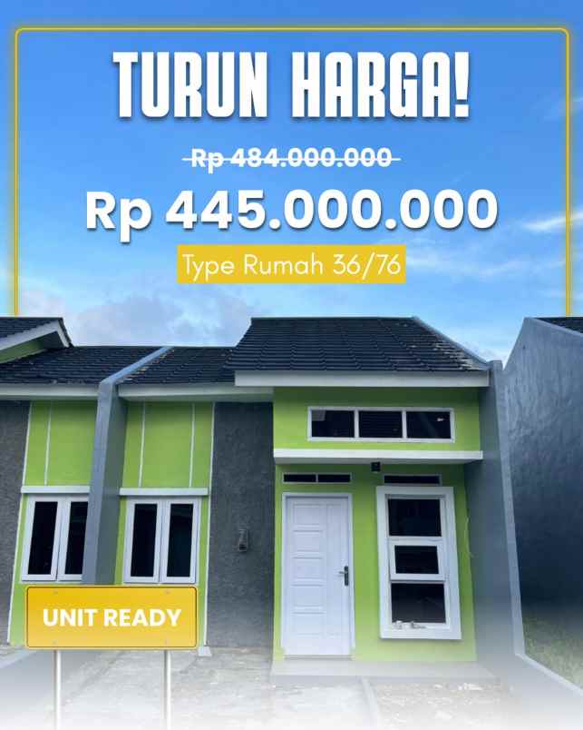 rumah turun harga di tambun bekasi
