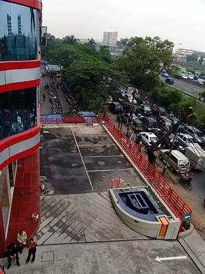 sewa ruko dengan basement dekat rcti kebun jeruk