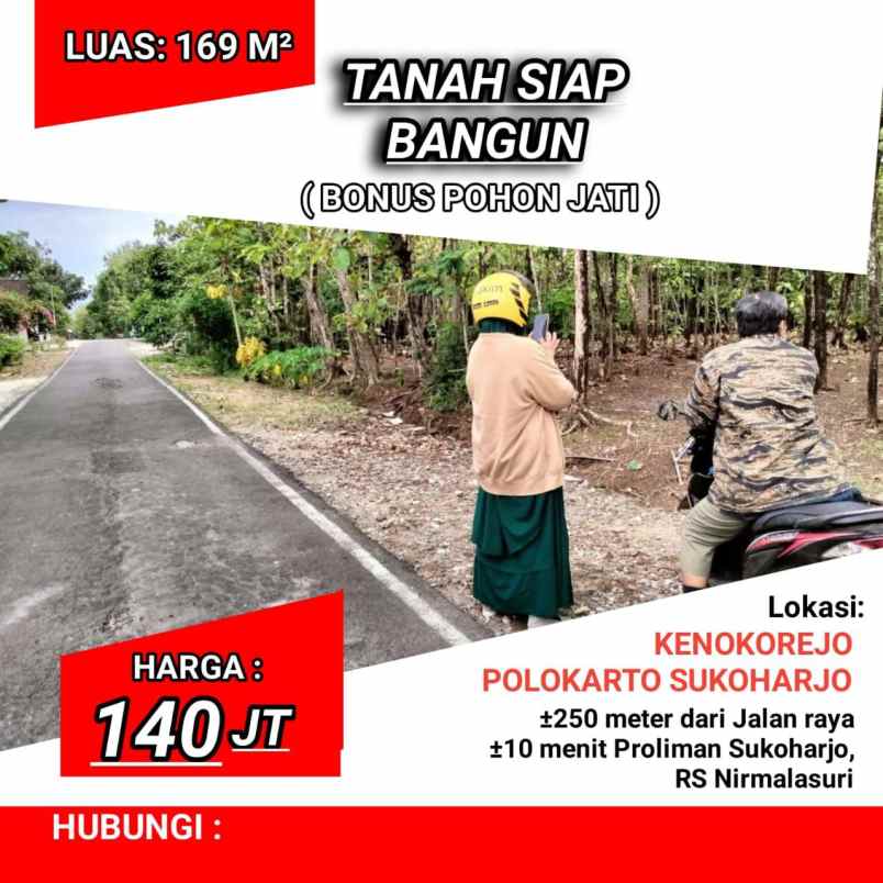 tanah bonus jati di sukoharjo