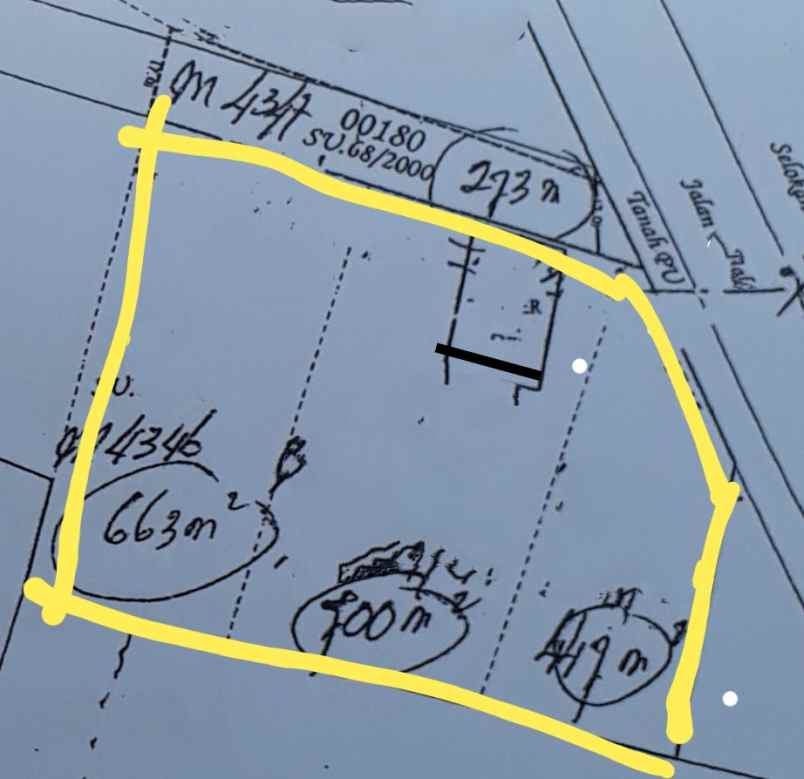 tanah jl koramil cipamokolan kolot