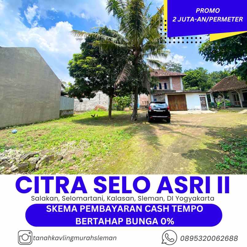 tanah pekarangan di selomartani kalasan