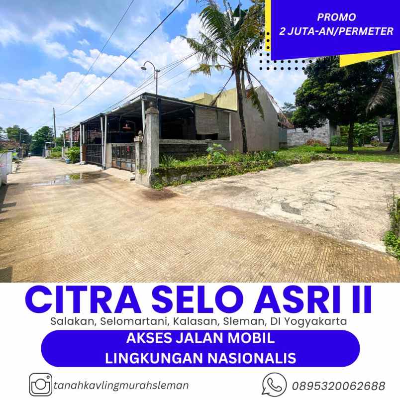 tanah pekarangan di selomartani kalasan