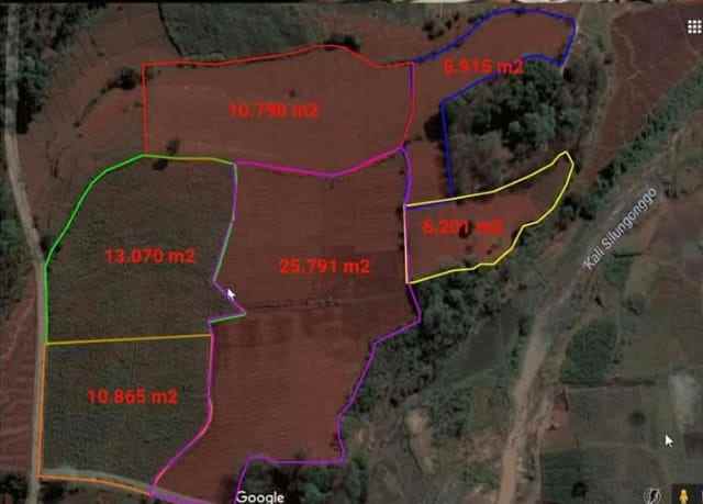 tanah pertanian subur mdpl 275
