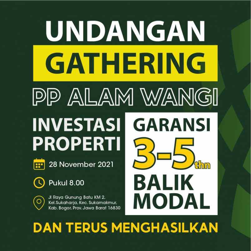 tanah sukaharja sukamakmur kab bogor