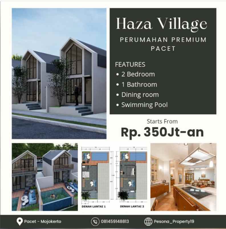 villa pacet tanah besar