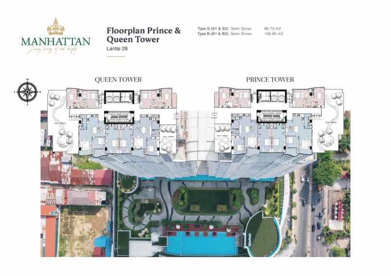 dijual apartemen manhattan condominium