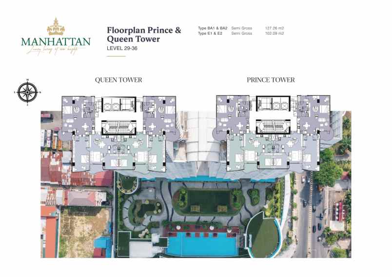 dijual apartemen manhattan condominium