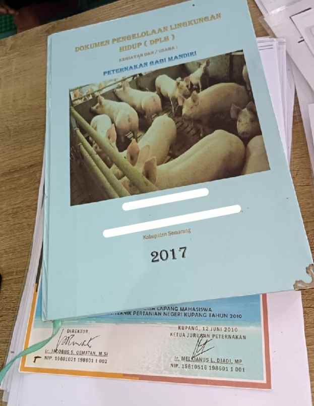 dijual kandang babi 1 2ha ijin aktif salatiga 15m nego