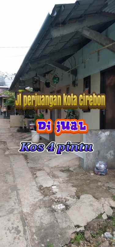 dijual kontrakan 4 pintu akses r4