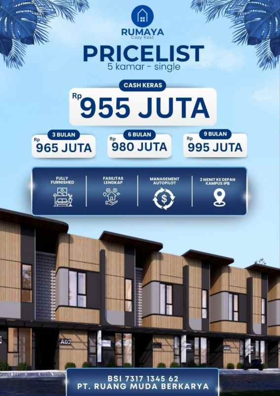 dijual kost babakan kec dramaga