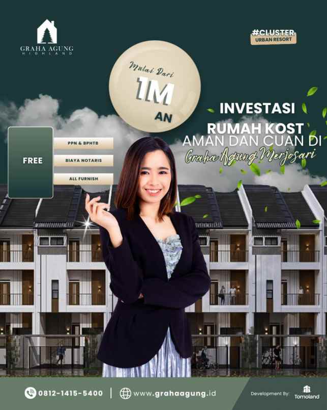 dijual kost jl chili jl perum joyo