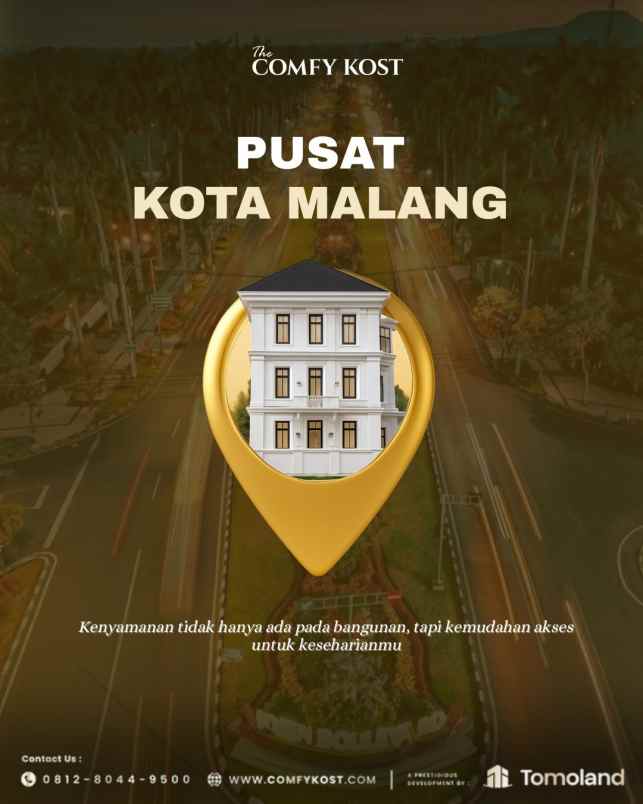 dijual kost jl simpang kyai h yusuf no