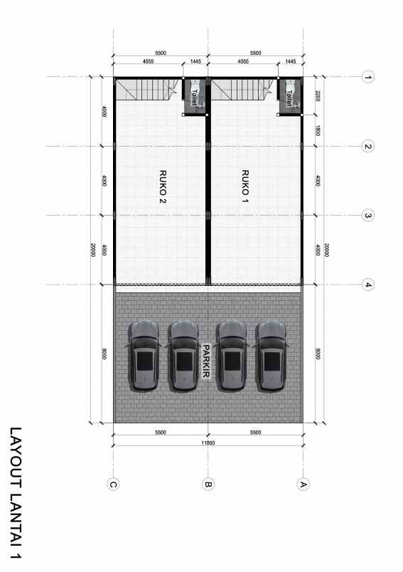 dijual ruko jalan tegal wangi sesetan denpasar bali
