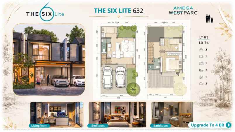 dijual rumah amega westpact menganti