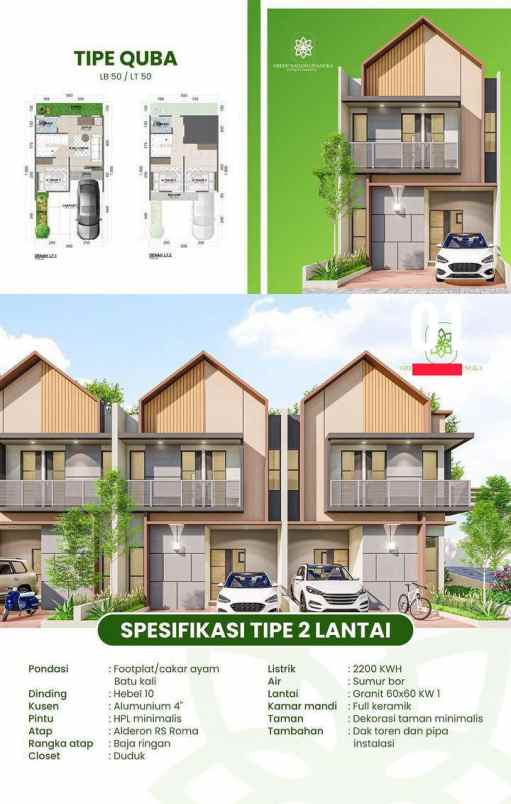 dijual rumah cinangka sawangan