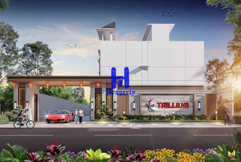 dijual rumah di komplek trillium daerah pancing