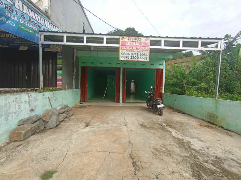 dijual rumah dijual ruko 2 pintu di