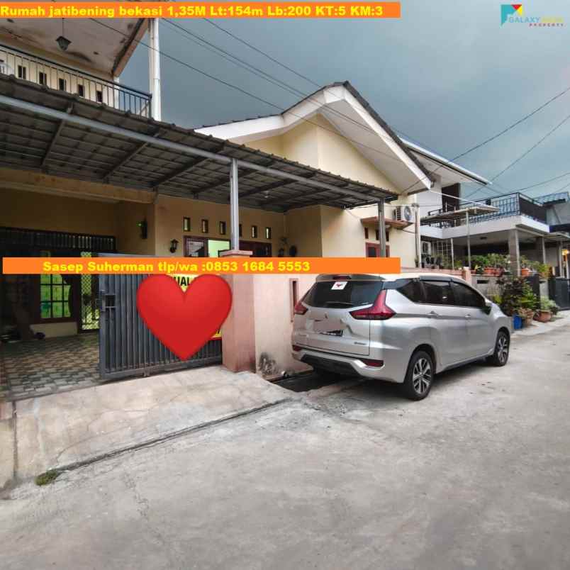 dijual rumah jatibening bekasi jawa barat