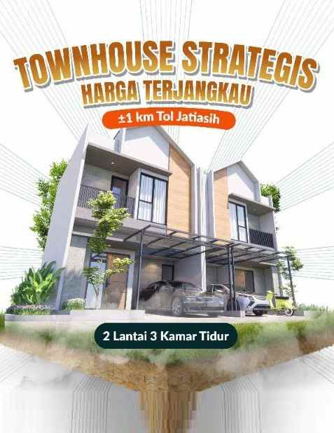 dijual rumah jl h imun jatiasih kec