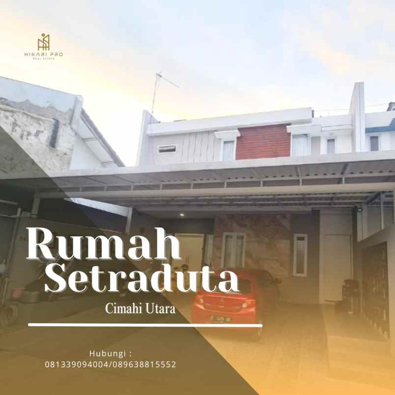 dijual rumah komplek setraduta kec