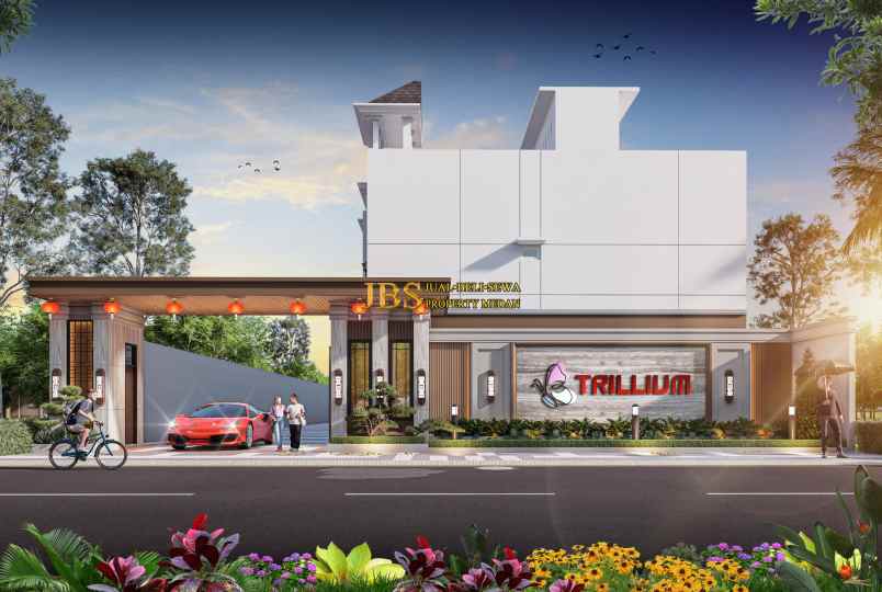 dijual rumah komplek trillium jalan