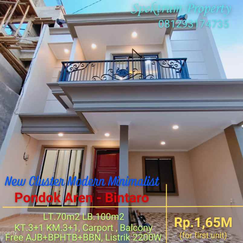 dijual rumah pondok aren bintaro