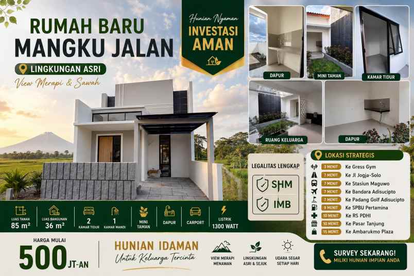dijual rumah rumah modern virendra