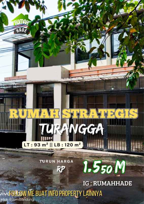dijual rumah turangga