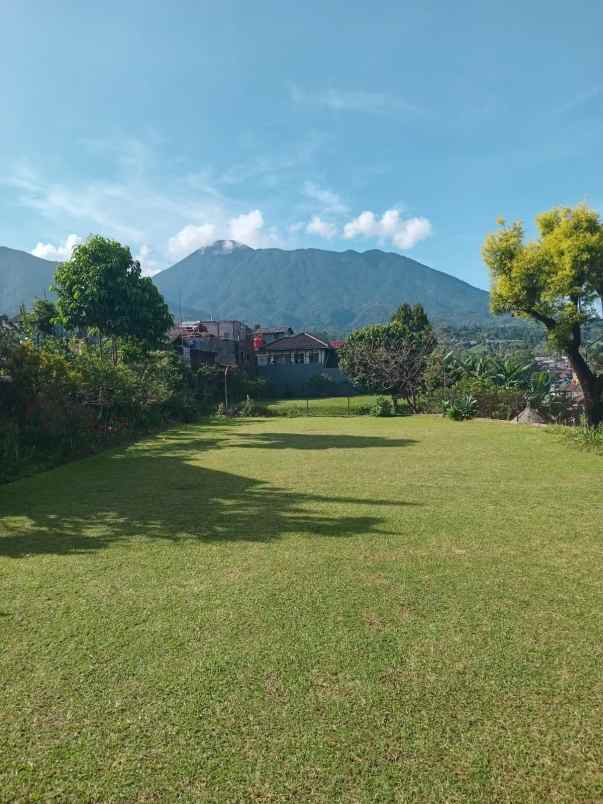 dijual tanah berikut bangunan cisarua puncak bogir