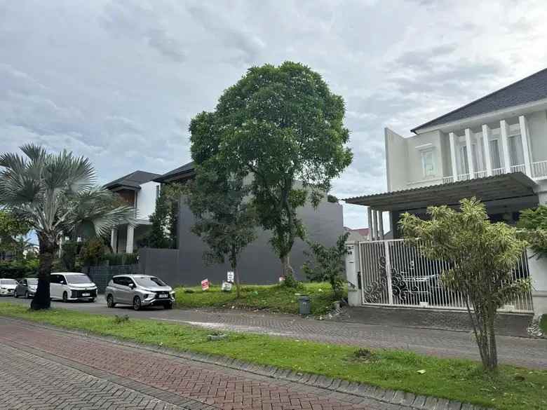 dijual tanah citraland cluster raffles garden surabaya