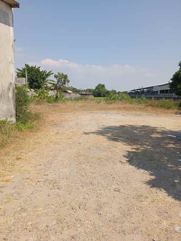 dijual tanah jalan grompol jambangan