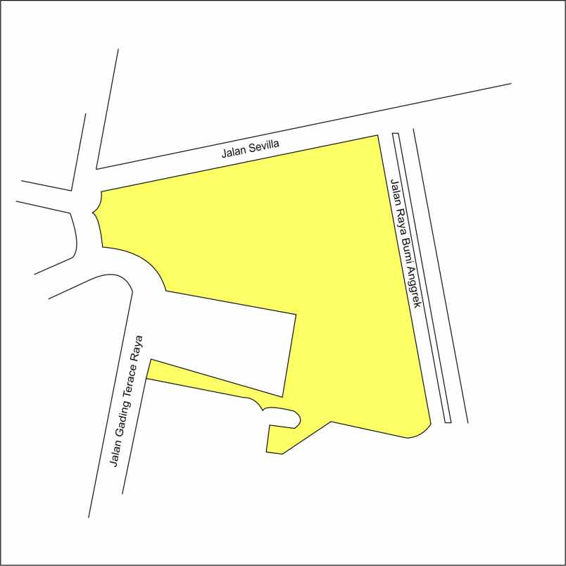 dijual tanah jalan raya bumi anggrek