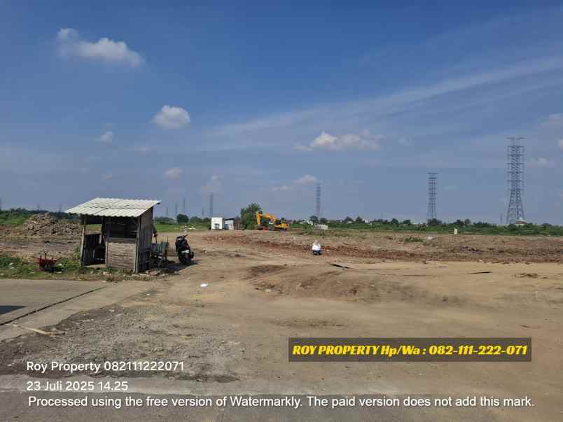 dijual tanah jl marunda makmur