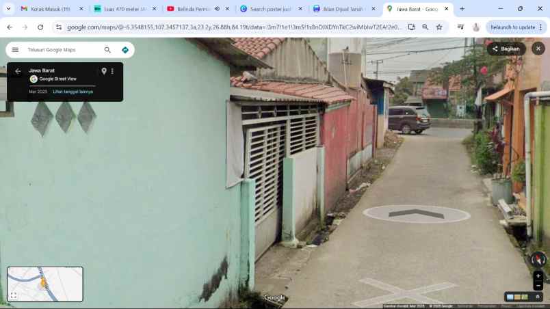 dijual tanah jl raya klari pantura