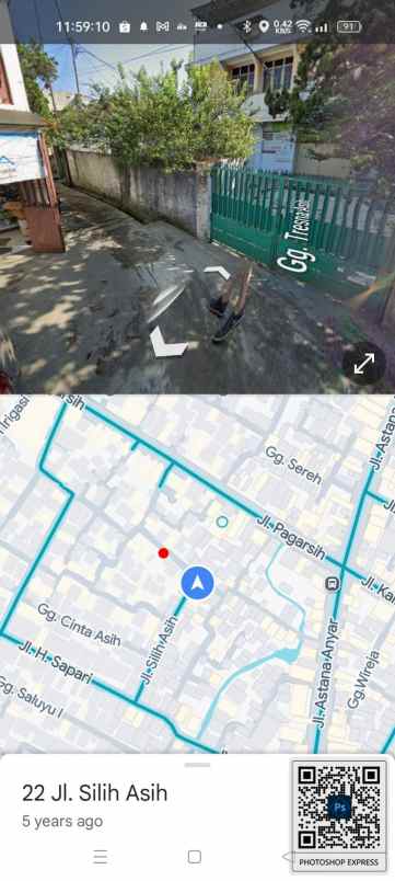 dijual tanah jl tresna asih 29