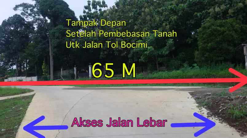 dijual tanah jln inpres bojongkerta