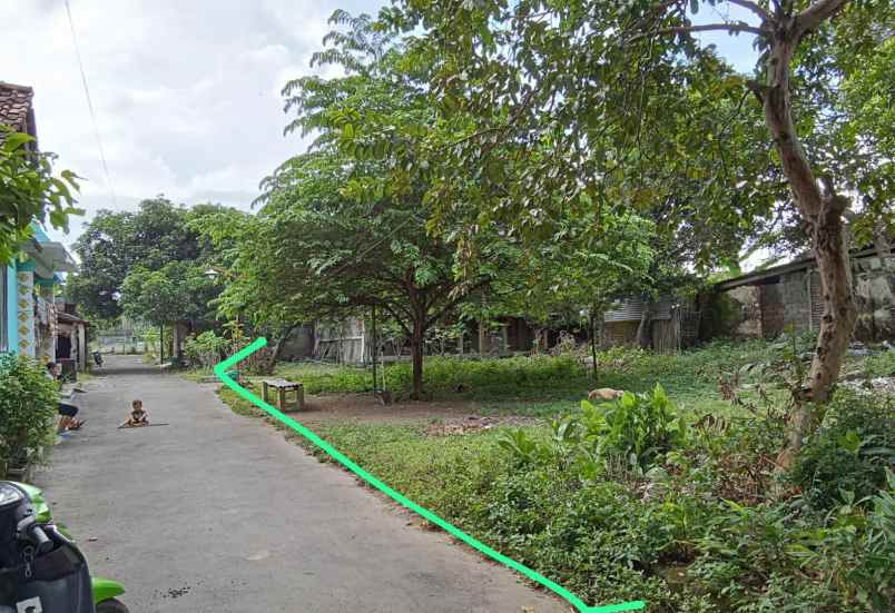 dijual tanah pekarangan area kemudo prambanan klaten