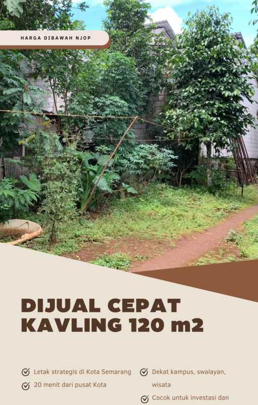 dijual tanah semarang kota